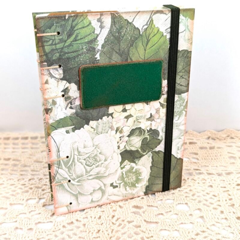 Green Open-spine Scrapbook