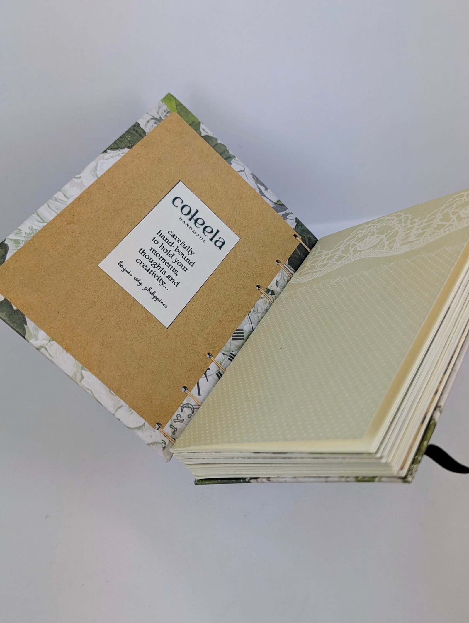 Green Open-spine Scrapbook - Image 5