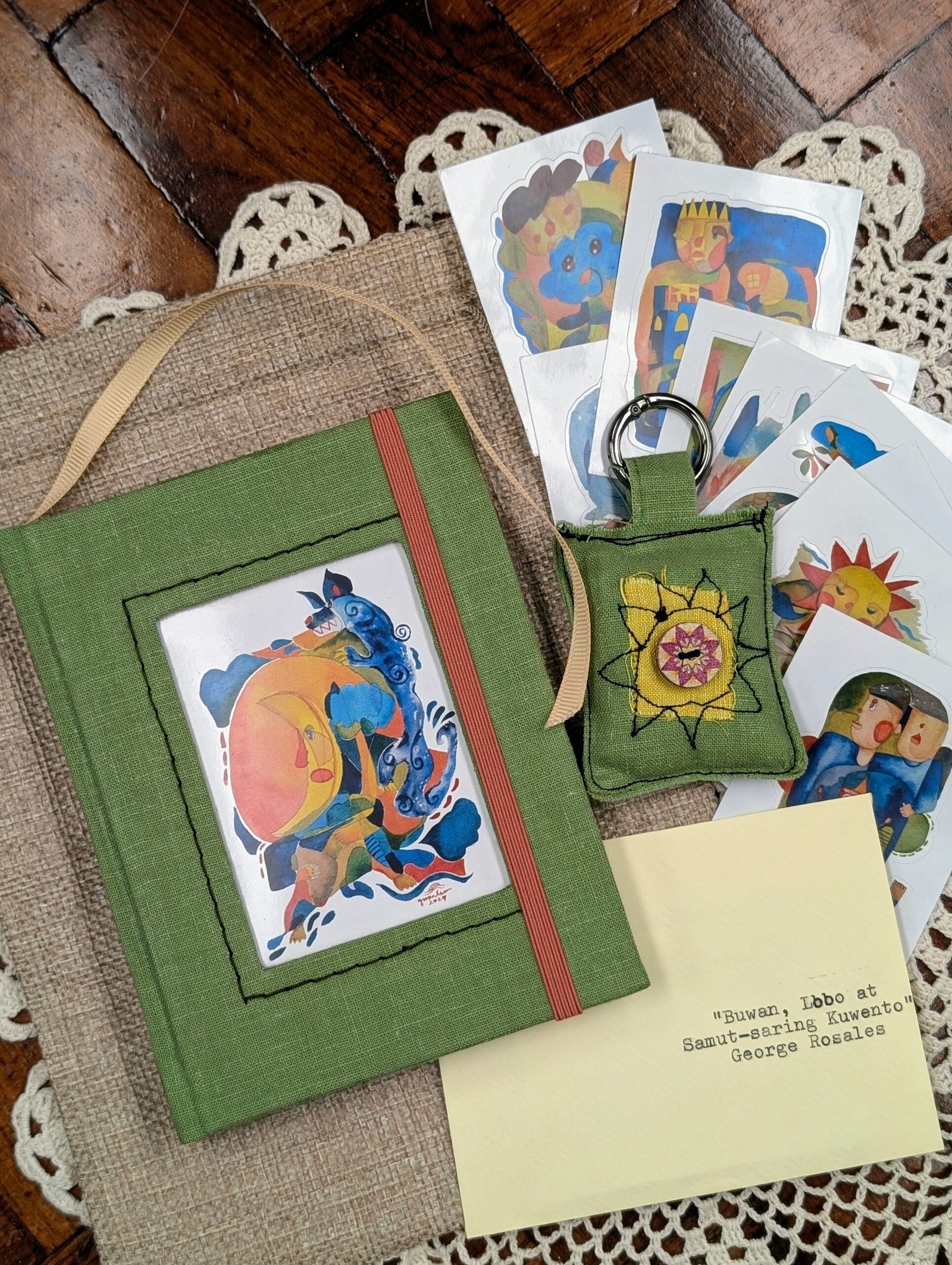 "Buwan, Lobo at Samut-Saring Kuwento" Watercolor Sketchbook