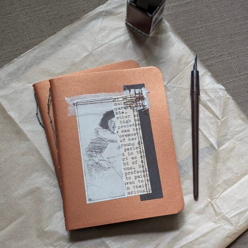 "Found & Bound" Notebook in Gold 1