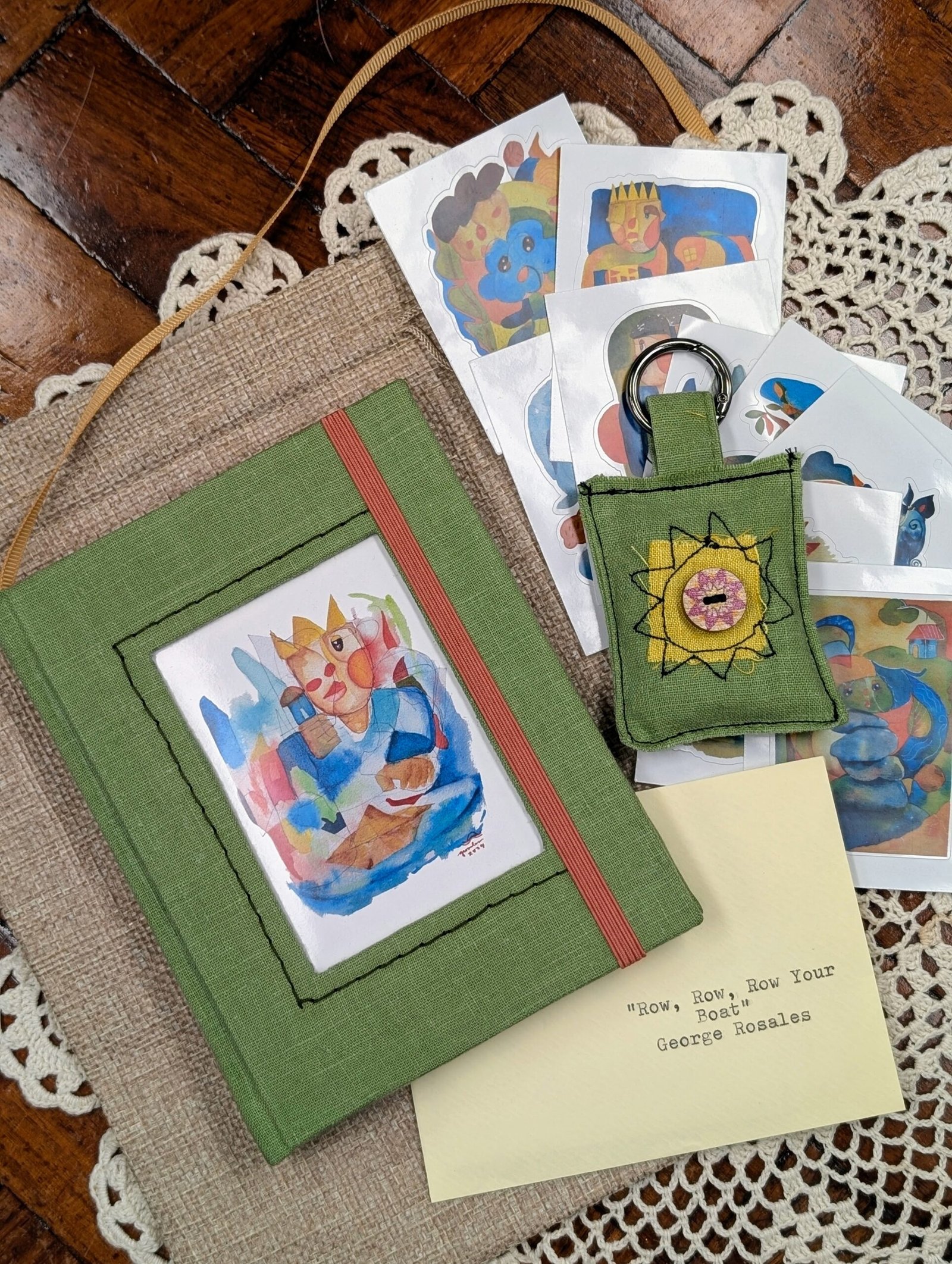 "Row, Row, Row Your Boat" Watercolor Sketchbook